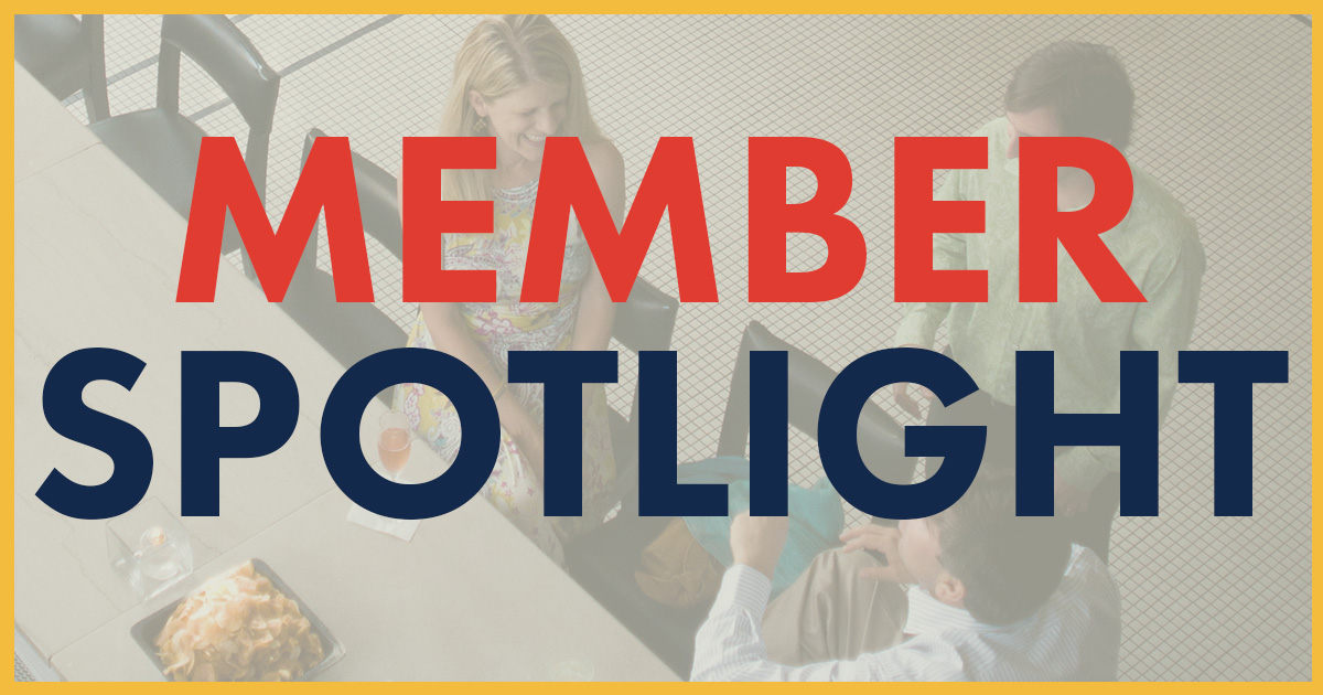 Member spotlight featuring a member of the Chattanooga Area Chamber of Commerce